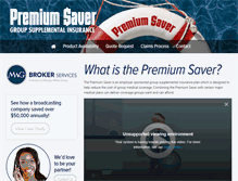 Tablet Screenshot of premiumsaverplan.com